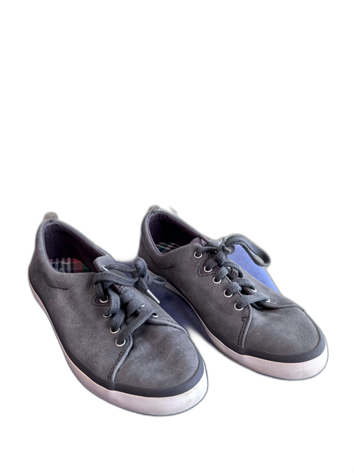 Sperry Shoe Size 7.5 Gray & White Manmade Material Suede Almond Toe Shoes Gray & White / 7.5