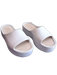 Lemon Jelly Shoe Size 37 White Manmade Material open toe Platform Slides Shoes White / 37