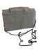 Halston Heritage Silver Manmade Material Metallic Square Magnetic Close Bag Silver / S