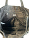 Tommy Bahama Black Leather Upper Cargo Pockets Square Travel Bag Tote Bag Black / L