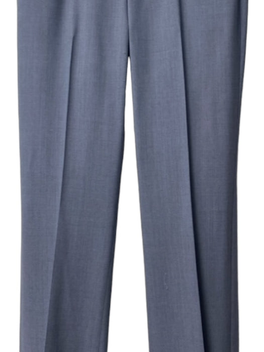 Theory Size 6 Bluish Gray Virgin Wool Blend Mid Rise zip fly Side Pocket Pants Bluish Gray / 6