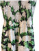 Hill House Size XS White, Green & Black Cotton Floral Stretch Panels Dress White, Green & Black / XS