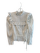ASTR The Label Size S White Viscose Blend Round Neck Long Sleeve Pintucks Top White / S