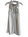 Pomander Place Size S White Polyester Halter Neck Ruffle Detail Sleeveless Dress White / S