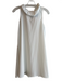 Pomander Place Size S White Polyester Halter Neck Ruffle Detail Sleeveless Dress White / S