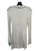 Free People Size S White & Beige Viscose Blend Collared Button Up Printed Dress White & Beige / S