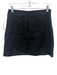 Reformation Size 6 Black Linen Back Zip Mini Skirt Black / 6