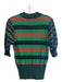 Scotch & Soda Size Est M Green & Multi Viscose Blend Knit Multi high neck Top Green & Multi / Est M