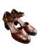 Born Shoe Size 6.5 Brown Leather Upper Balance Man Made Round Toe Shoes Brown / 6.5