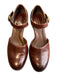 Born Shoe Size 6.5 Brown Leather Upper Balance Man Made Round Toe Shoes Brown / 6.5