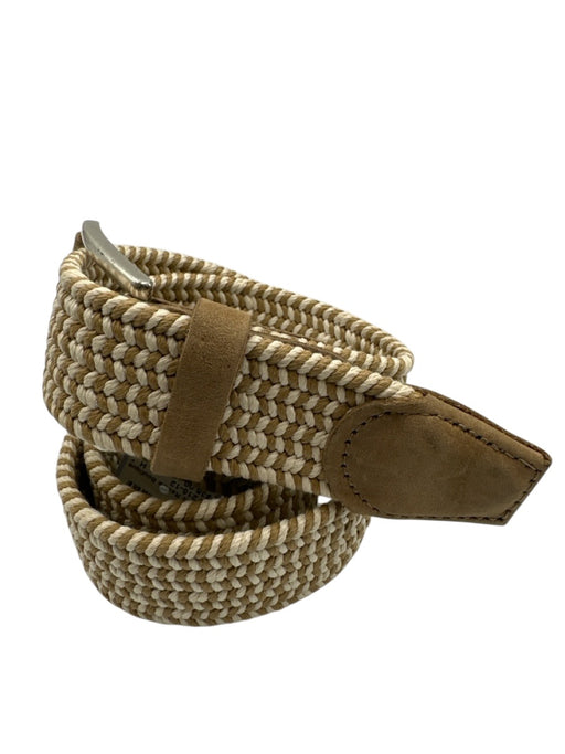 Johnnie O Beige Woven Men's Belt Beige