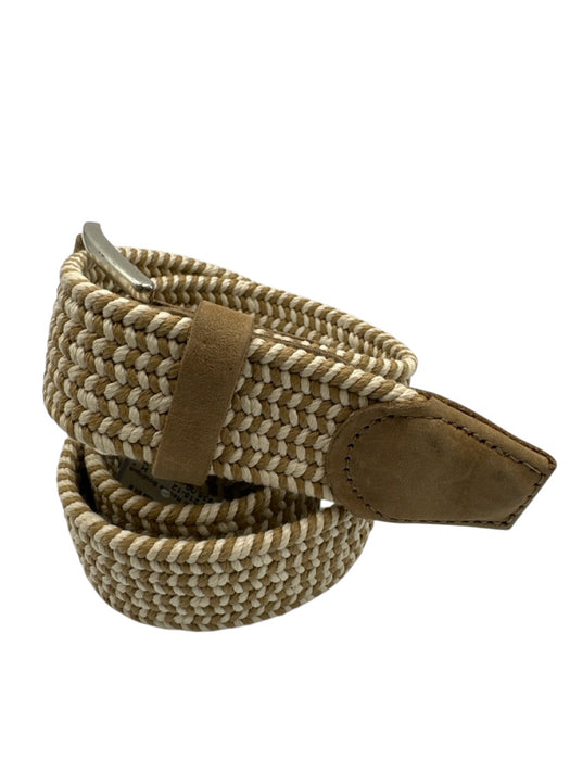Johnnie O Beige Woven Men's Belt Beige