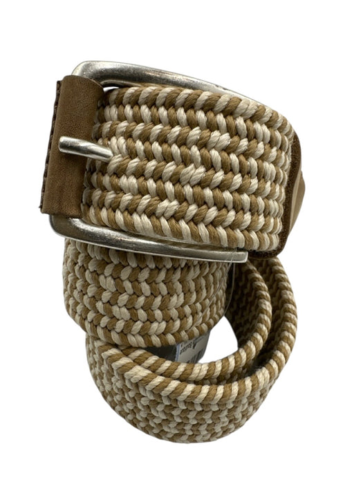 Johnnie O Beige Woven Men's Belt Beige
