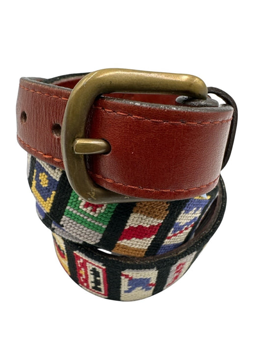 Smathers & Branson Black Canvas Beer Cans Men's Belt Black