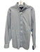 Mizzen + Main Size L Light blue Synthetic Solid Button Up Long Sleeve Shirt Light blue / L