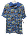 Polo Size L Blue & Beige Cotton Bears Polo Men's Short Sleeve Blue & Beige / L