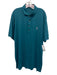 Greyson Size XL Emerald Green Synthetic Solid Athletic Polo Long Sleeve Shirt Emerald Green / XL
