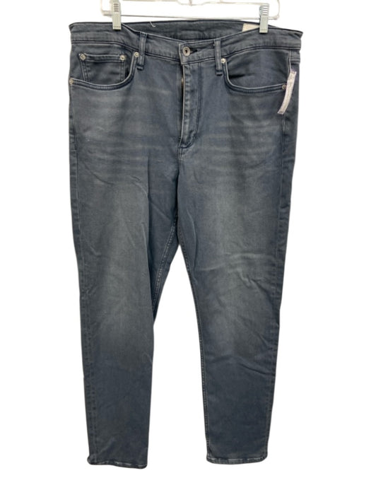 Rag & Bone Size 36 Blue Cotton Blend Washed Skinny Jean Men's Pants Blue / 36
