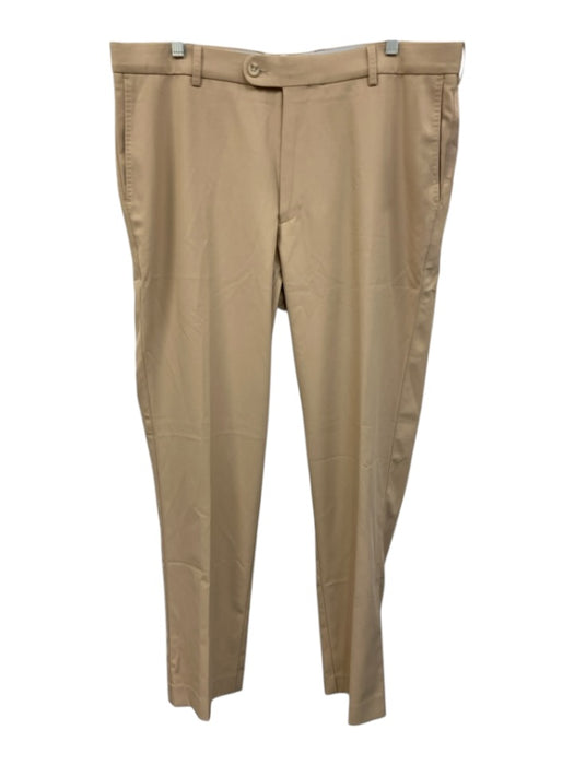 Peter Millar Size 36 Beige Synthetic Solid Athletic Khakis Men's Pants Beige / 36