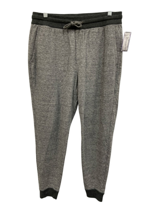 Faherty Size L Gray Cotton Blend Heathered Jogger Athleisure Men's Pants Gray / L