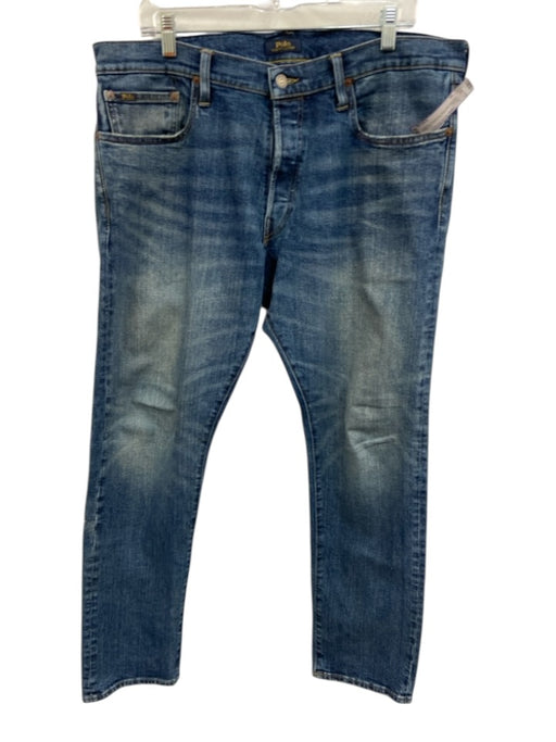 Polo Like New Size 36 medium dark wash Cotton Washed Slim Jean Men's Pants medium dark wash / 36