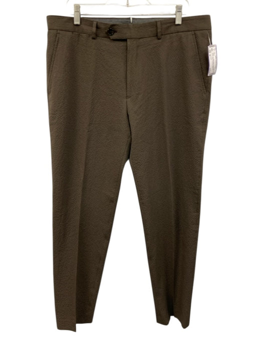 Todd Snyder Size 36 Brown Cotton Blend Seersucker Dress Khakis Men's Pants Brown / 36