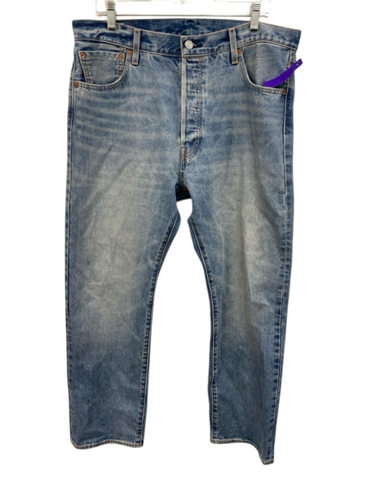 Levis Size 36 Light Wash Cotton Blend Solid Jean Men's Pants Light Wash / 36