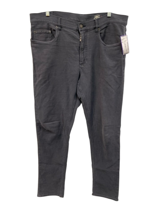 Faherty Size 34 Gray Cotton Blend Solid Khaki Jean Men's Pants Gray / 34