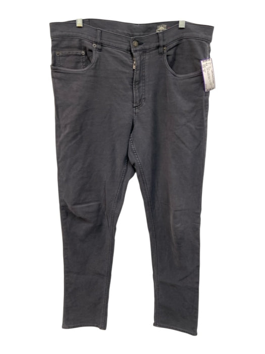 Faherty Size 34 Gray Cotton Blend Solid Khaki Jean Men's Pants Gray / 34