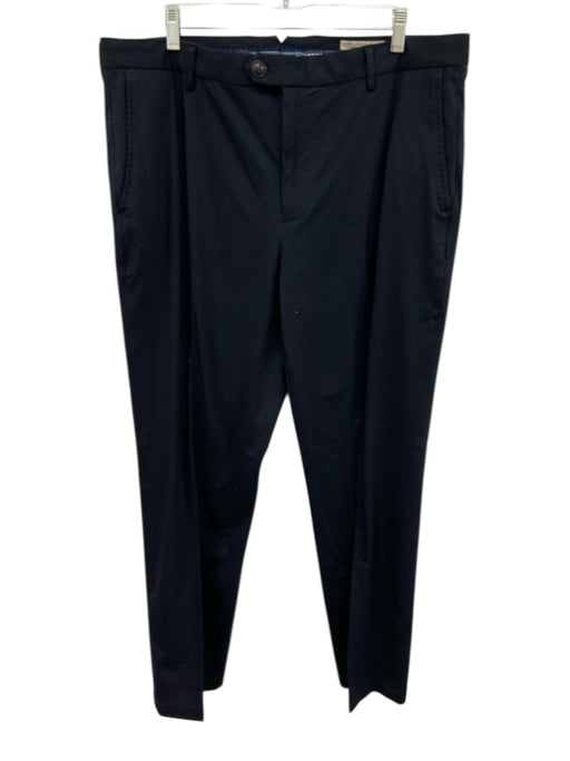 Faherty Size 36 Black Synthetic Solid Khaki Athleisure Men's Pants Black / 36