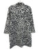 Lilly Pulitzer Size XL Black & White Nylon Blend Long Sleeve Floral Dress Black & White / XL