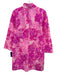 Lilly Pulitzer Size Medium Pink & White Nylon Blend Long Sleeve Floral Dress Pink & White / Medium