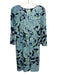 Lilly Pulitzer Size Medium Blue, Green, Yellow Cotton Long Sleeve seaweed Dress Blue, Green, Yellow / Medium