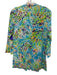 Lilly Pulitzer Size XS Blue, Green, Orange Cotton Long Sleeve Embellished Top Blue, Green, Orange / XS