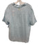 Lilly Pulitzer Size XL Light Blue Linen Short Sleeve Button Front Collar Top Light Blue / XL