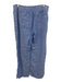 Lilly Pulitzer Size Large Blue Linen Elastic Waist Palazzo Pants Blue / Large
