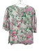 Lilly Pulitzer Size Large Pink, Green, Blue Cotton Blend Short Puff Sleeve Top Pink, Green, Blue / Large