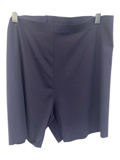 Greyson Size XL Navy Blue Nylon Blend Elastic Waist Pockets Mesh Biker Shorts Navy Blue / XL