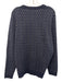 Peter Millar Size XL Navy Blue & Multi Merino Wool All Over Print Men's Sweater Navy Blue & Multi / XL