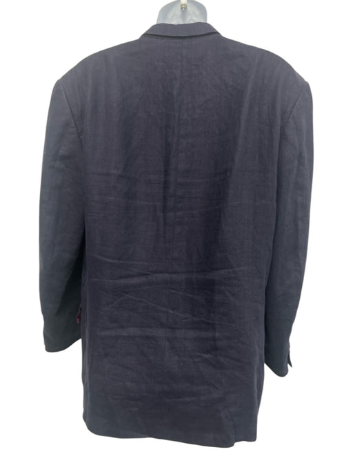 Gucci Navy Blue Rayon Solid 3 button Men's Blazer Navy Blue / 54