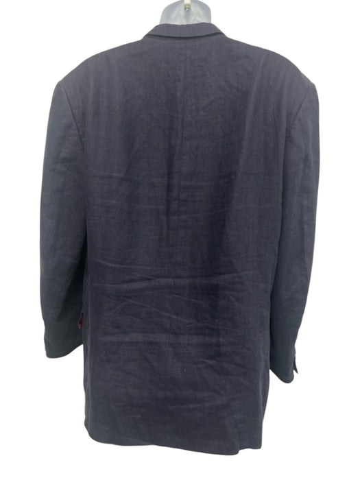 Gucci Navy Blue Rayon Solid 3 button Men's Blazer Navy Blue / 54