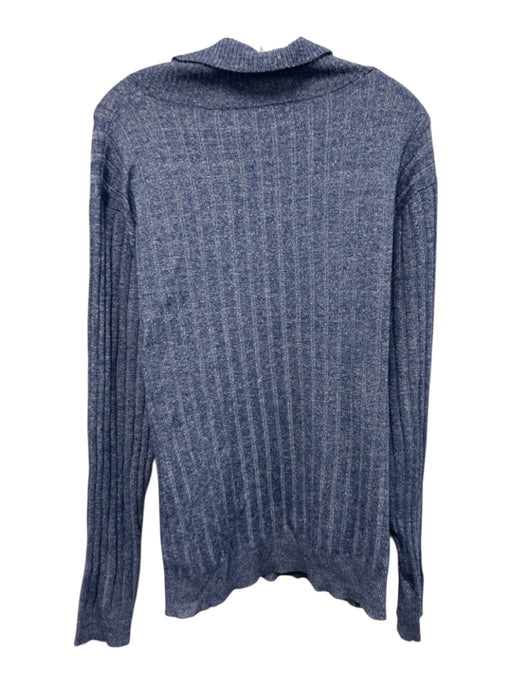 Peter Millar Size XL Blue & White Wool Blend Men's Sweater Blue & White / XL