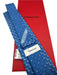 Ferragamo Blue & White Silk All Over Print Men's Tie Blue & White