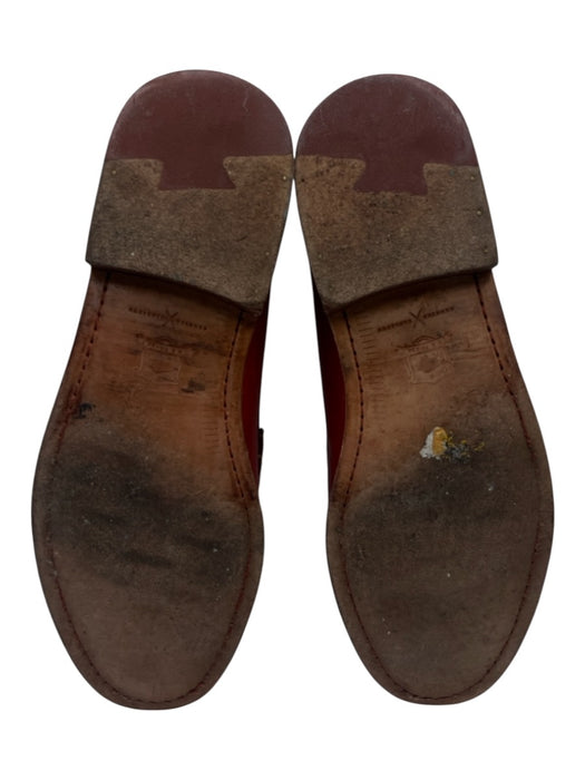 Trask Shoe Size 11 Red & Brown Leather Low Top Loafer Men's Shoes Red & Brown / 11