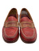 Trask Shoe Size 11 Red & Brown Leather Low Top Loafer Men's Shoes Red & Brown / 11