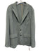 Polo Blue & Green Wool 3 button Men's Blazer Blue & Green / 42R