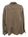 Faherty Size XL Brown Cotton Solid Button Down Men's Long Sleeve Shirt Brown / XL