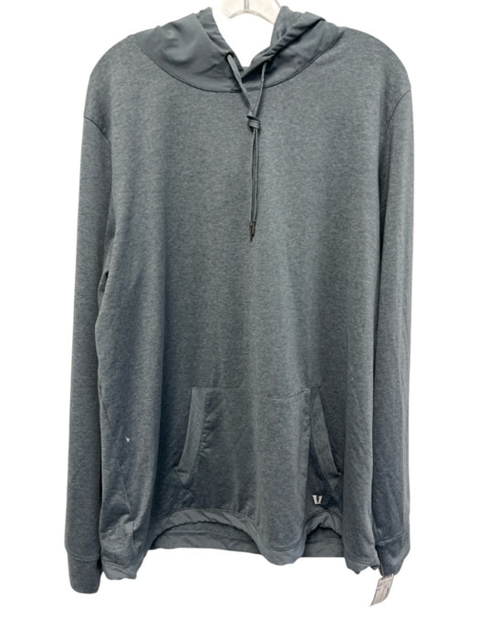 Vuori Size XL Gray Solid Hoodie Men's Jacket Gray / XL