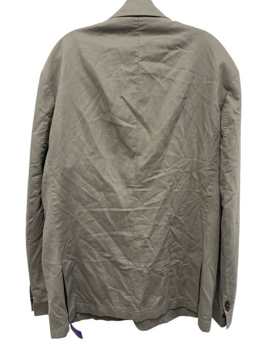Faherty Gray Solid 2 Button Men's Blazer Gray / XL