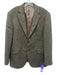 Tailorbyrd Green & Multi Wool Solid 2 Button Men's Blazer Green & Multi / 44r